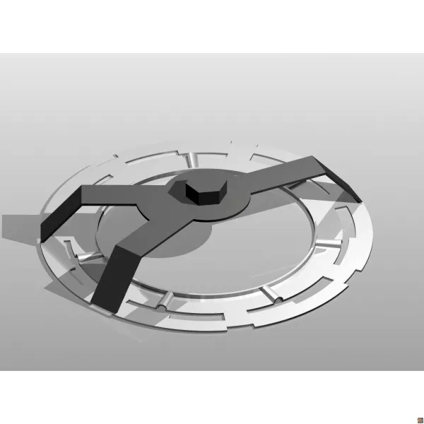 1482A/1 - ​Chiave a 3 zampe per ghiere galleggianti serbatoio con ghiera in alluminio BETA UTENSILI 014820005