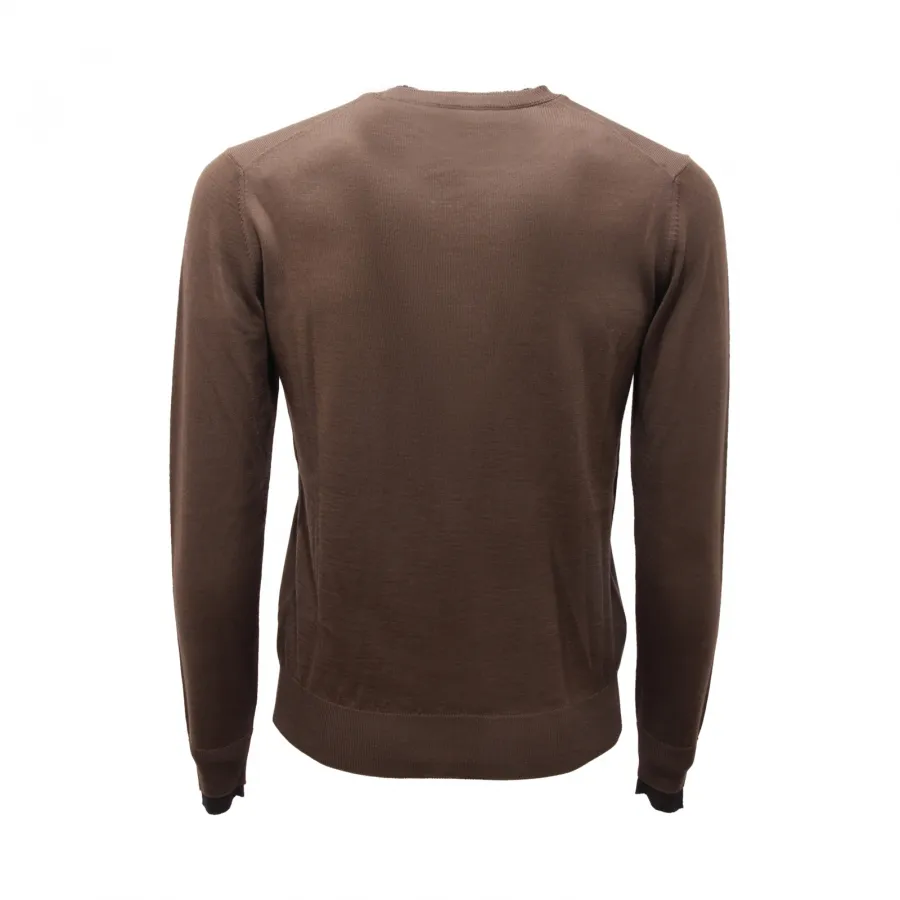 2058AV MAGLIONE UOMO BECOME MAN WOOL BLEND SWEATER