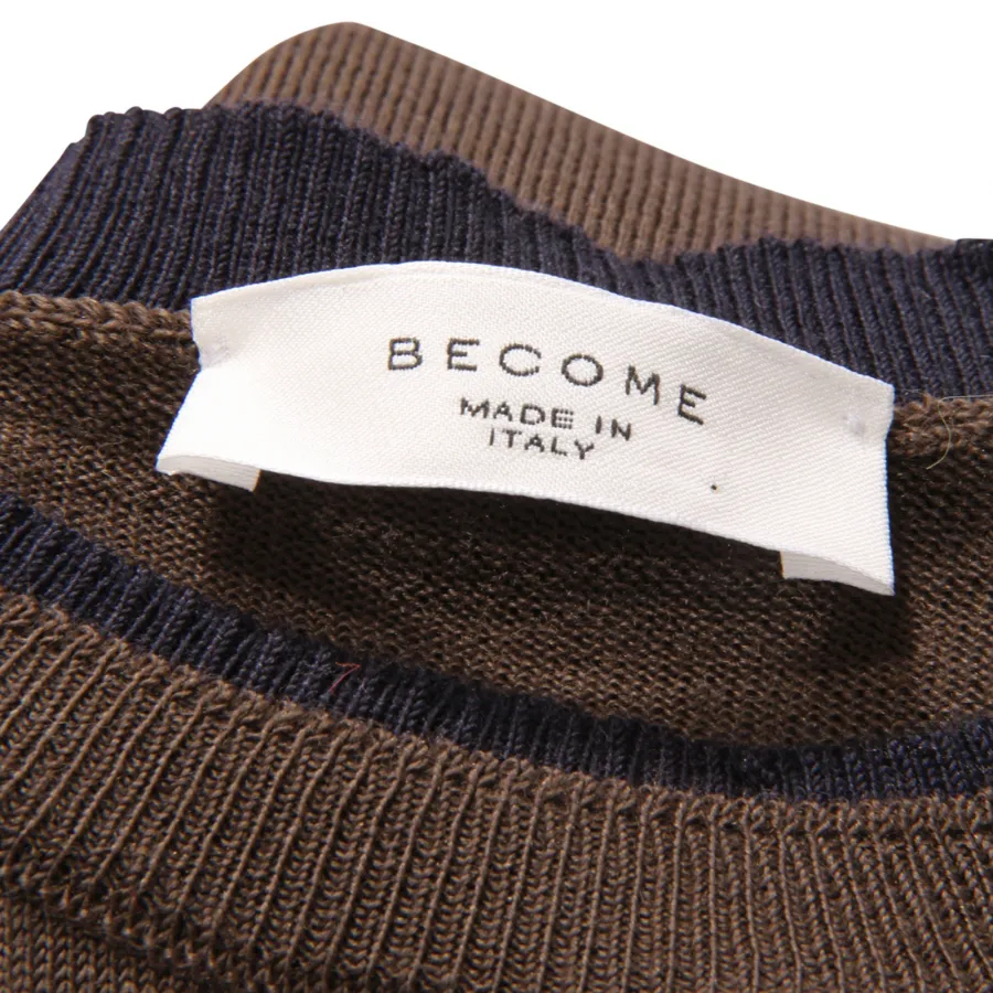 2058AV MAGLIONE UOMO BECOME MAN WOOL BLEND SWEATER