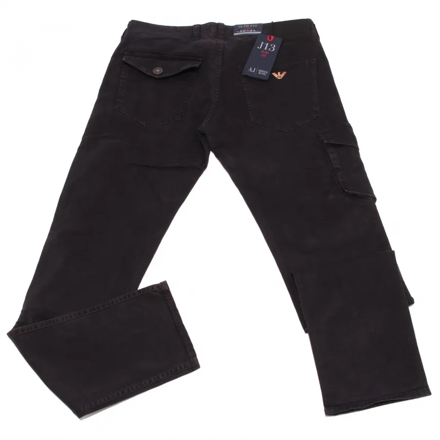 2406W pantalone uomo ARMANI JEANS blue cotton trouser men