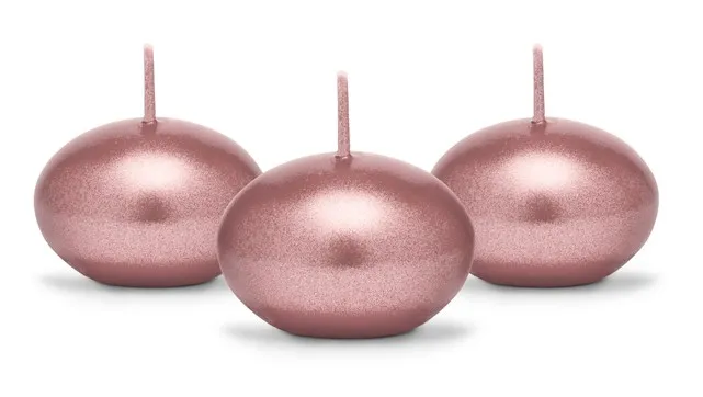 50 candele bombate rosa