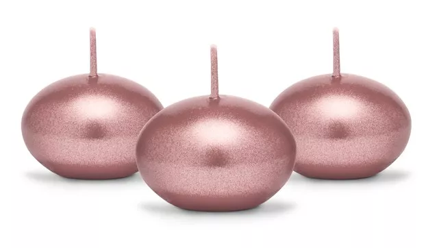 50 candele bombate rosa