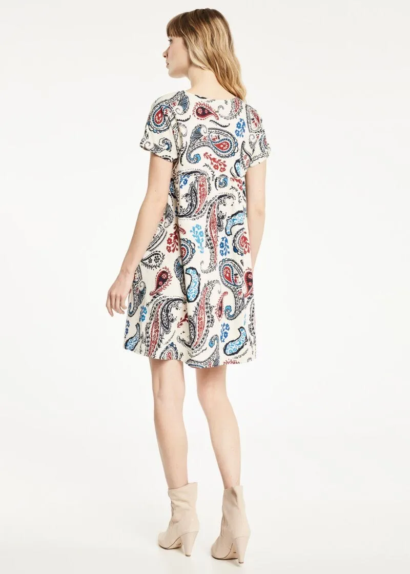 Abito con stampa paisley