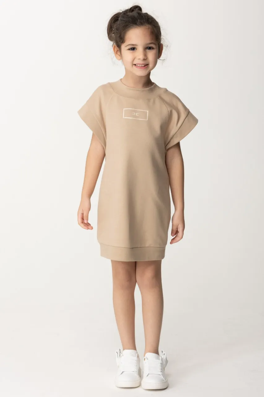 Abito in felpa con logo sand