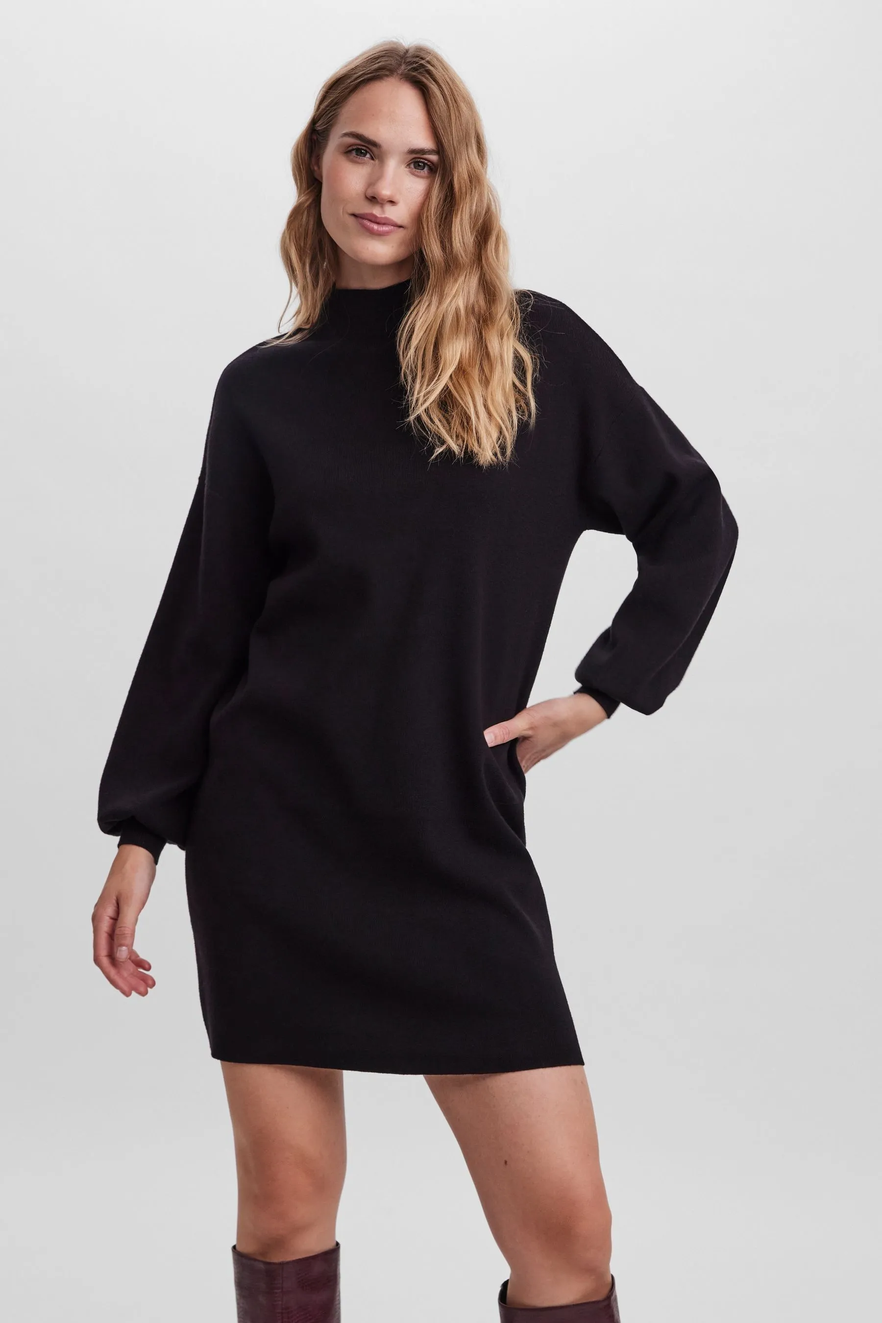 Abito maglia Vero Moda con maniche a sbuffo