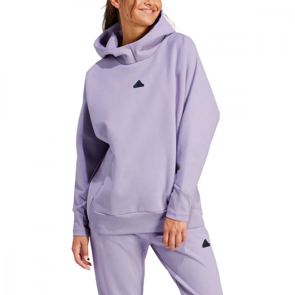 ADIDAS FELPA CON CAPPUCCIO Z.N.E. DONNA