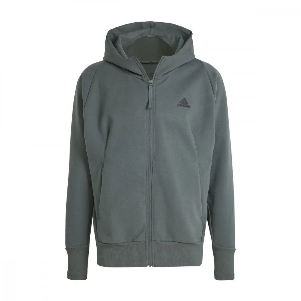 ADIDAS FELPA FULL ZIP CON CAPPUCCIO Z.N.E.