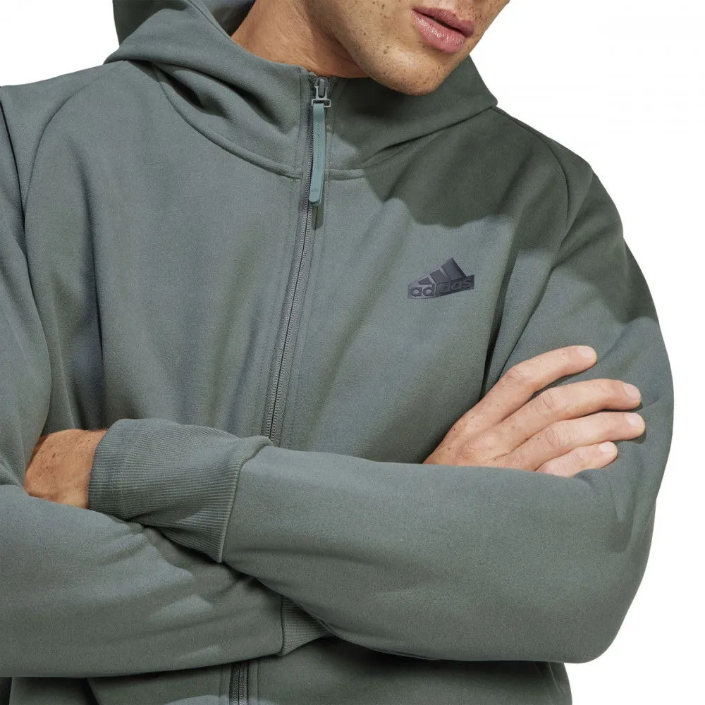 ADIDAS FELPA FULL ZIP CON CAPPUCCIO Z.N.E.