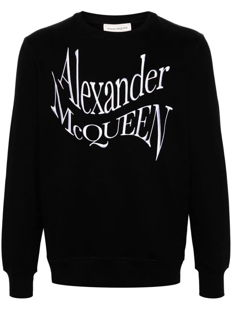 alexander mcqueen Felpa con logo