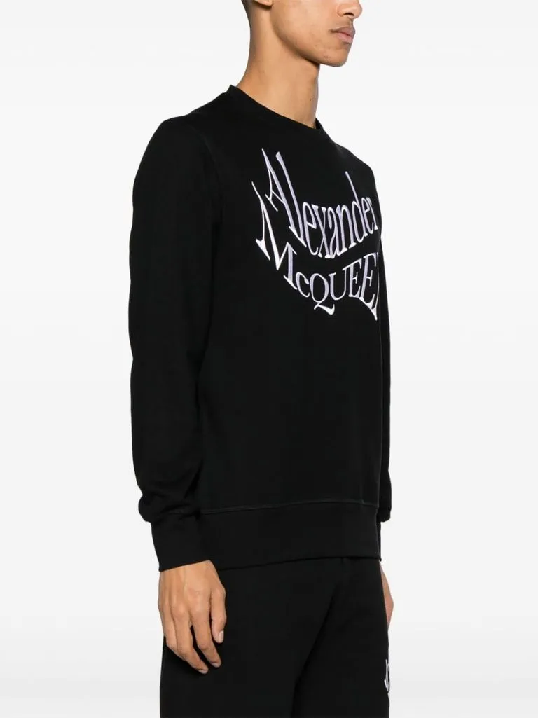 alexander mcqueen Felpa con logo