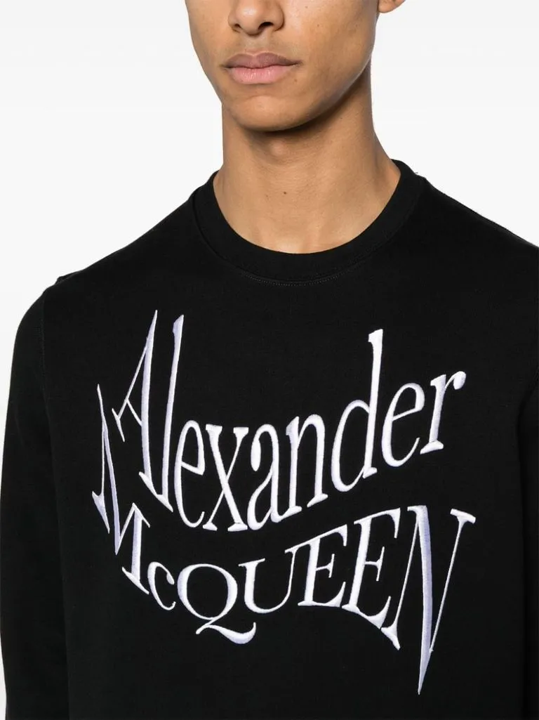 alexander mcqueen Felpa con logo