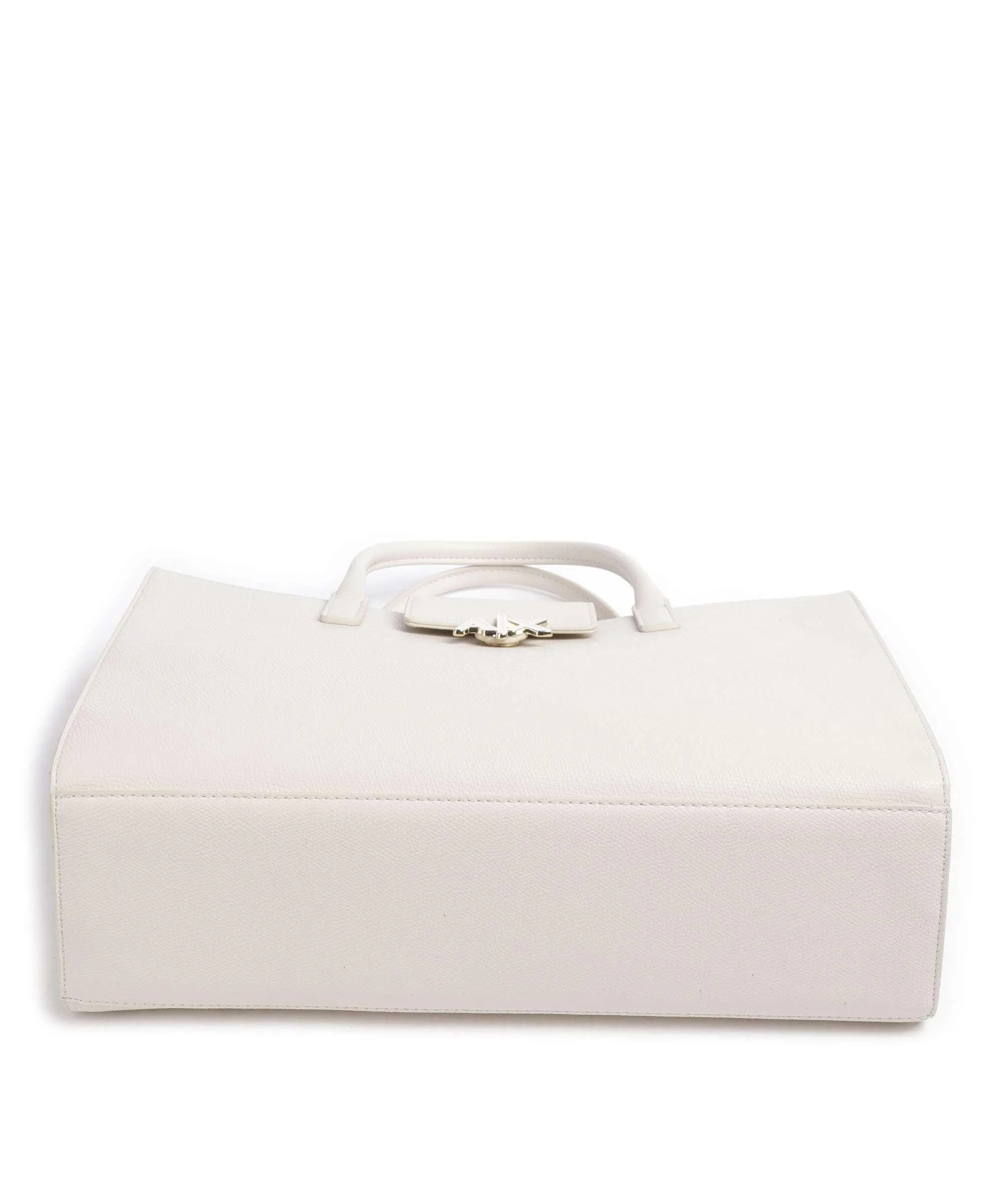  Armani Exchange Borsa a mano pelle sintetica avorio  