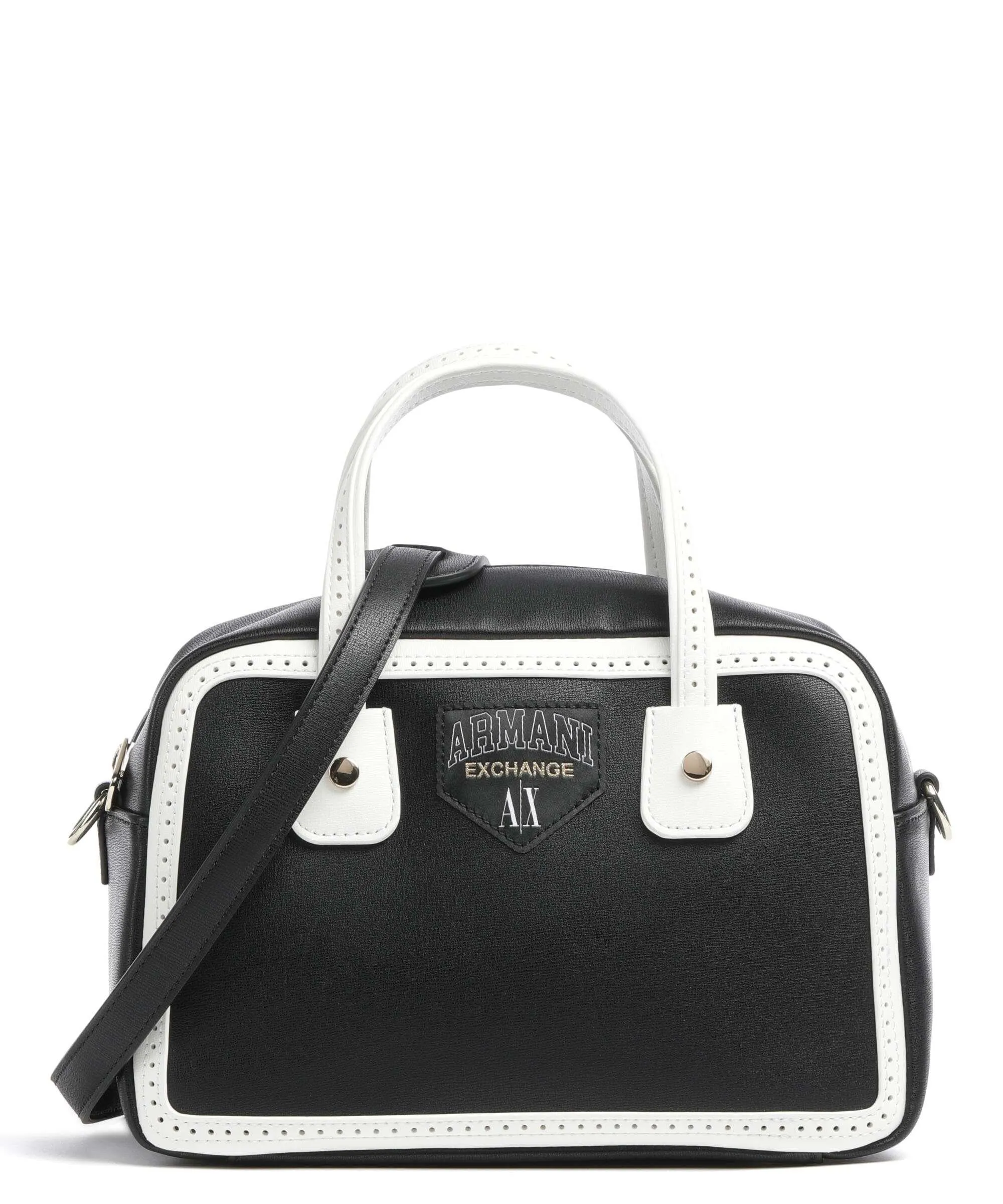 Armani Exchange Borsa a mano pelle sintetica nero  
