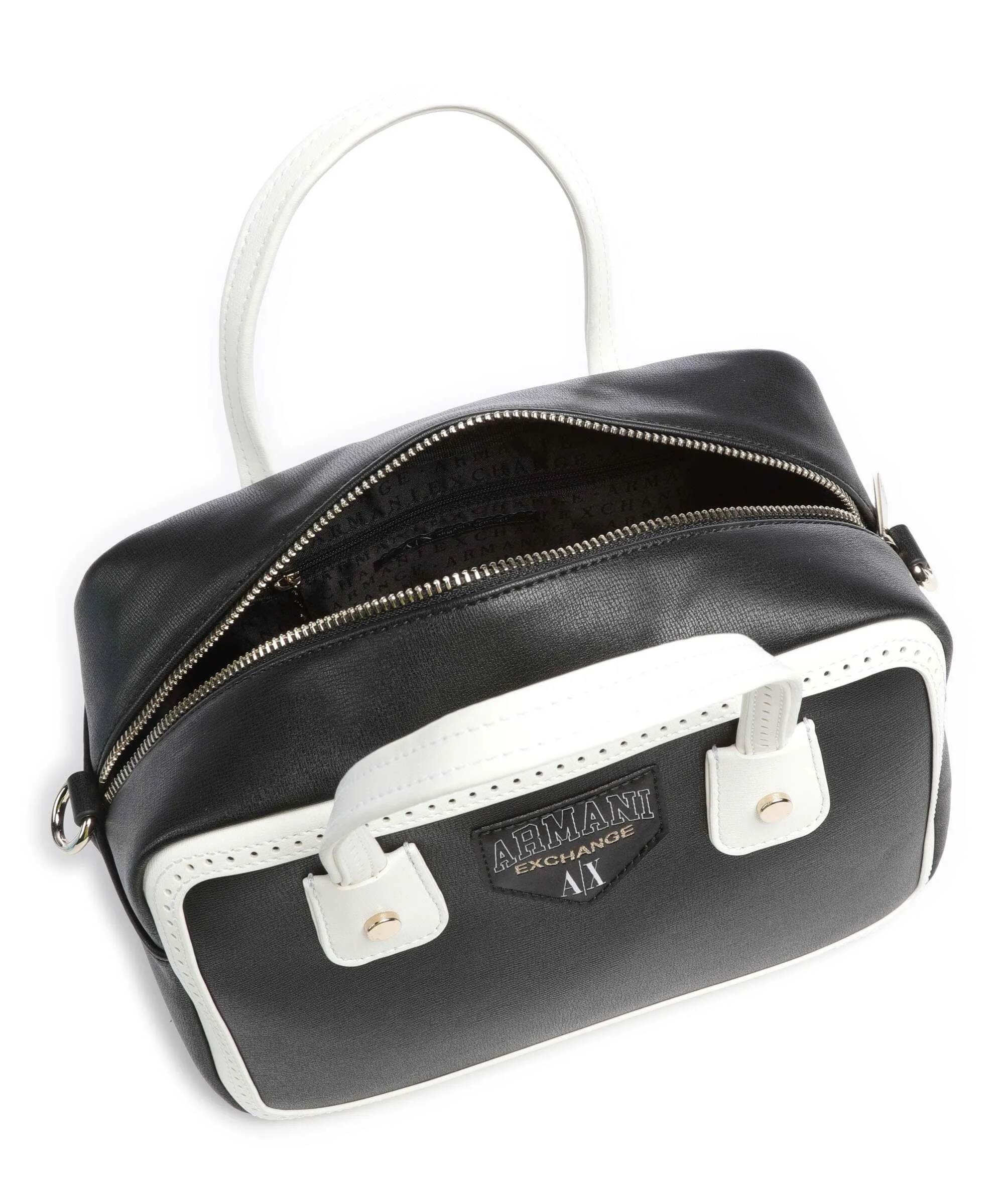  Armani Exchange Borsa a mano pelle sintetica nero  
