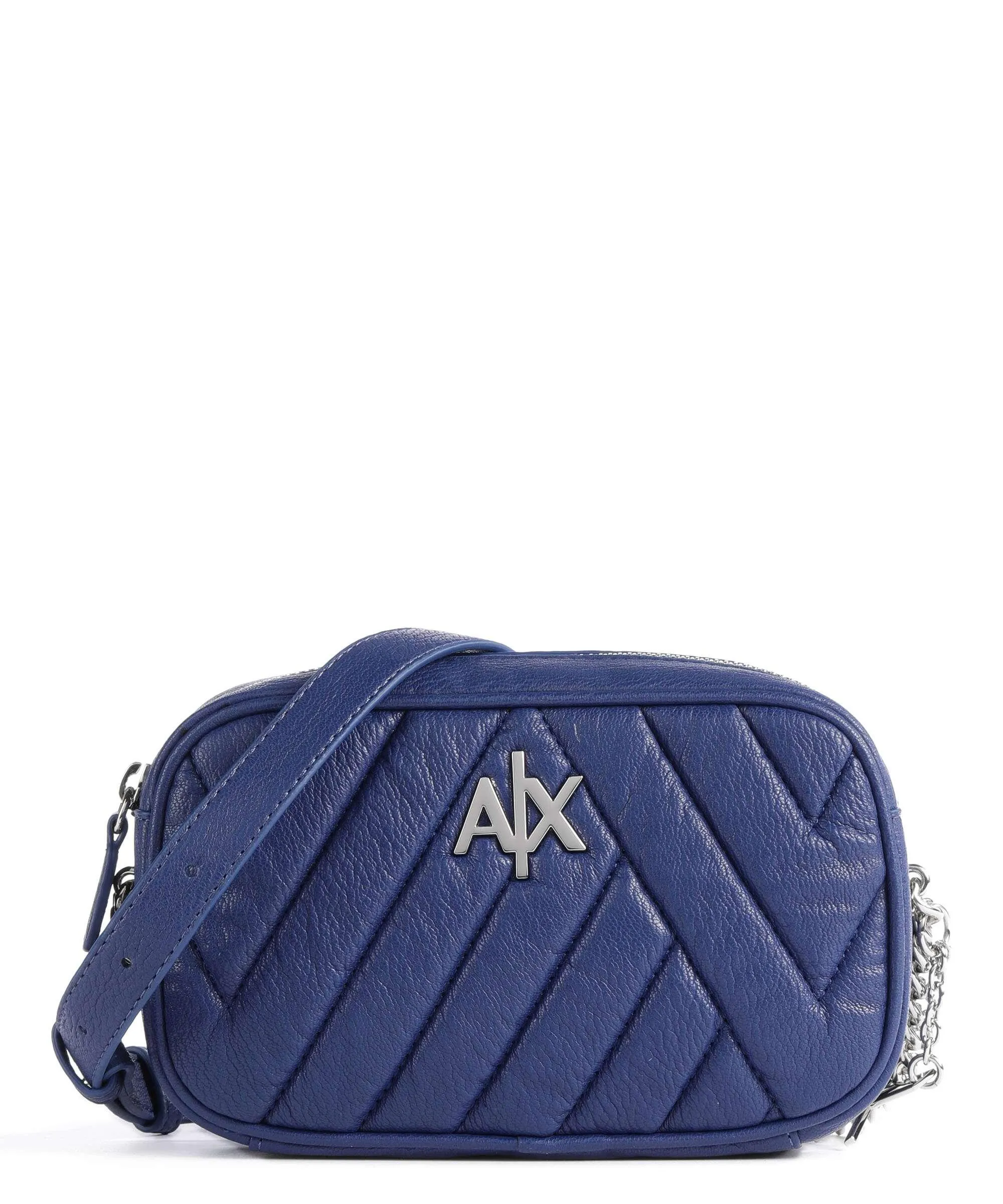  Armani Exchange Borsa a tracolla pelle sintetica blu  