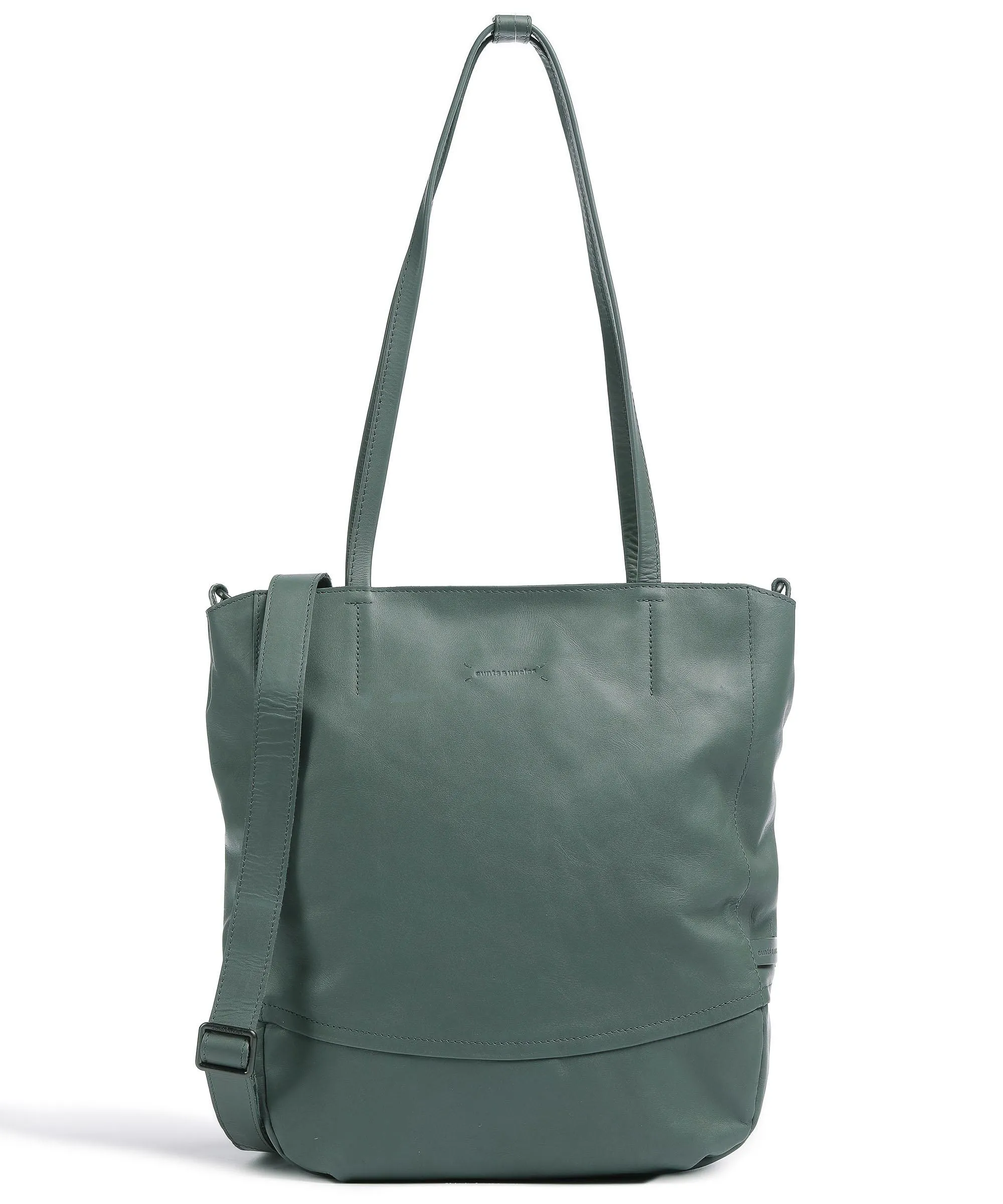  Aunts & Uncles Jamie's Orchard Carambola Borsa shopper pelle di vacchetta grana verde  