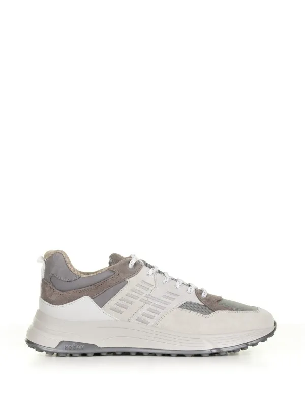 Beige Hyperlight sneaker in suede