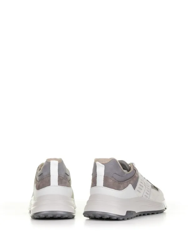 Beige Hyperlight sneaker in suede