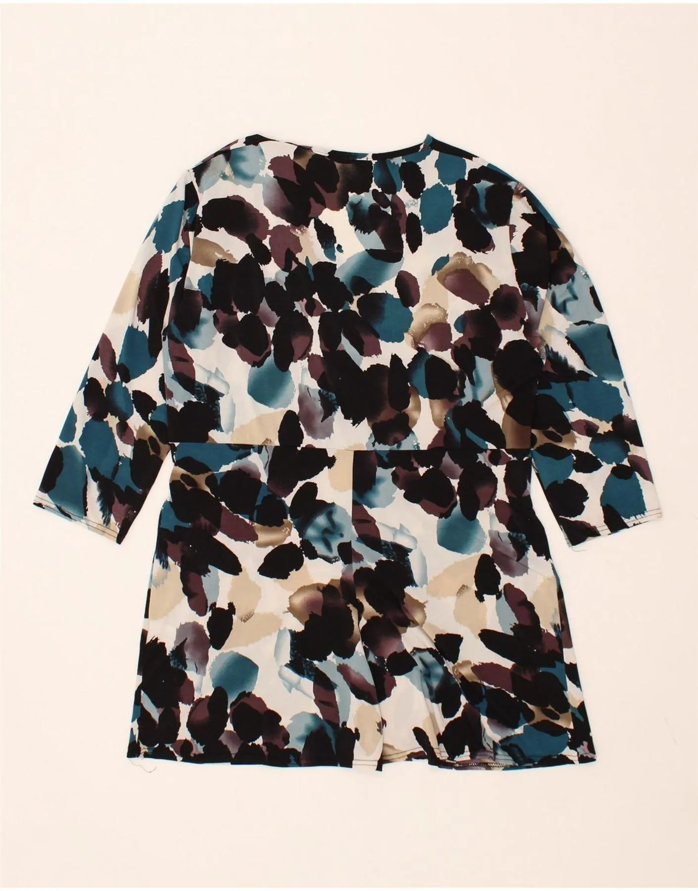 BLARNEY Womens Abstract Pattern A-Line Dress UK 14 Large Multicoloured
