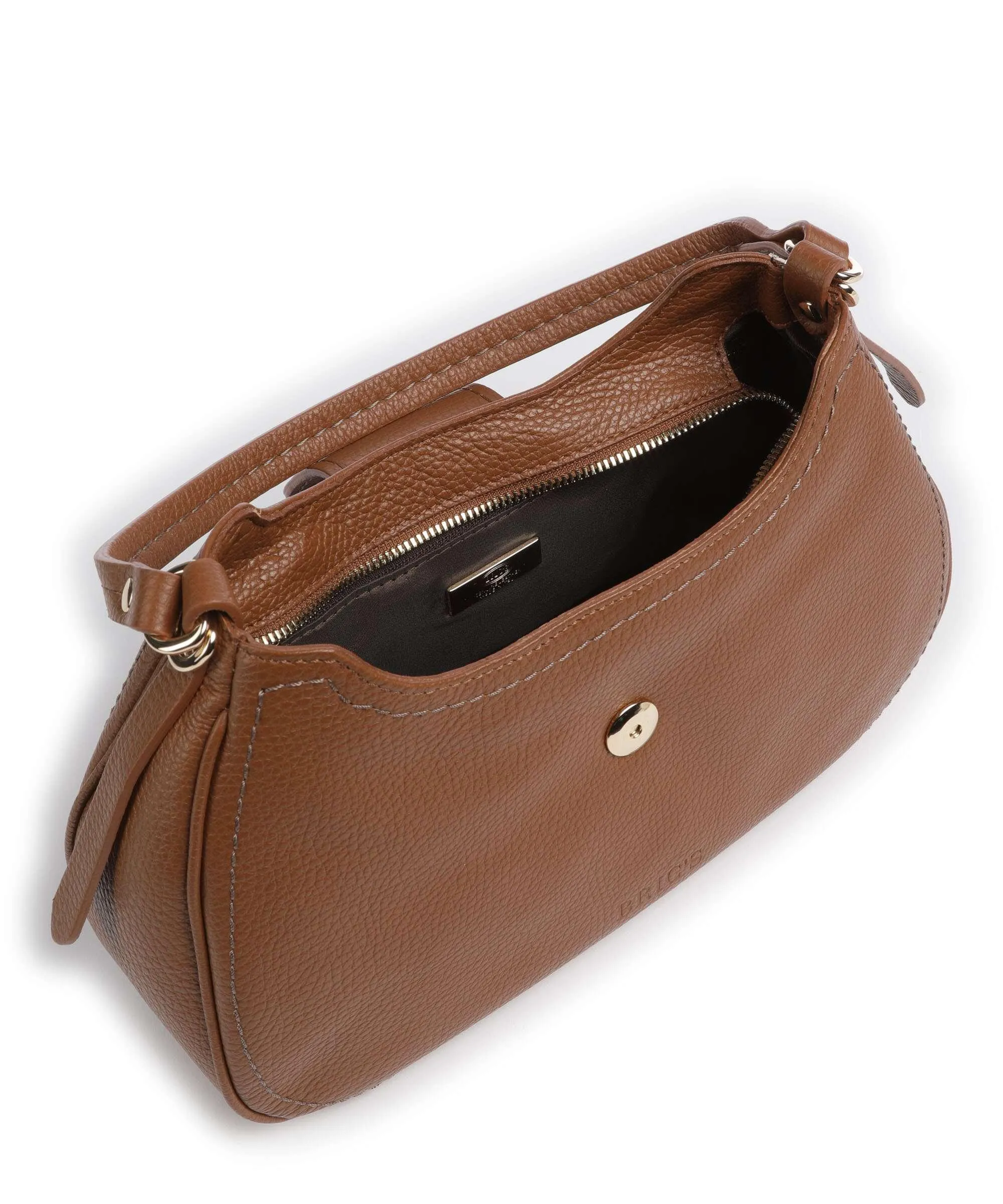  Brics Gondola Borsa hobo pelle granulata marrone  