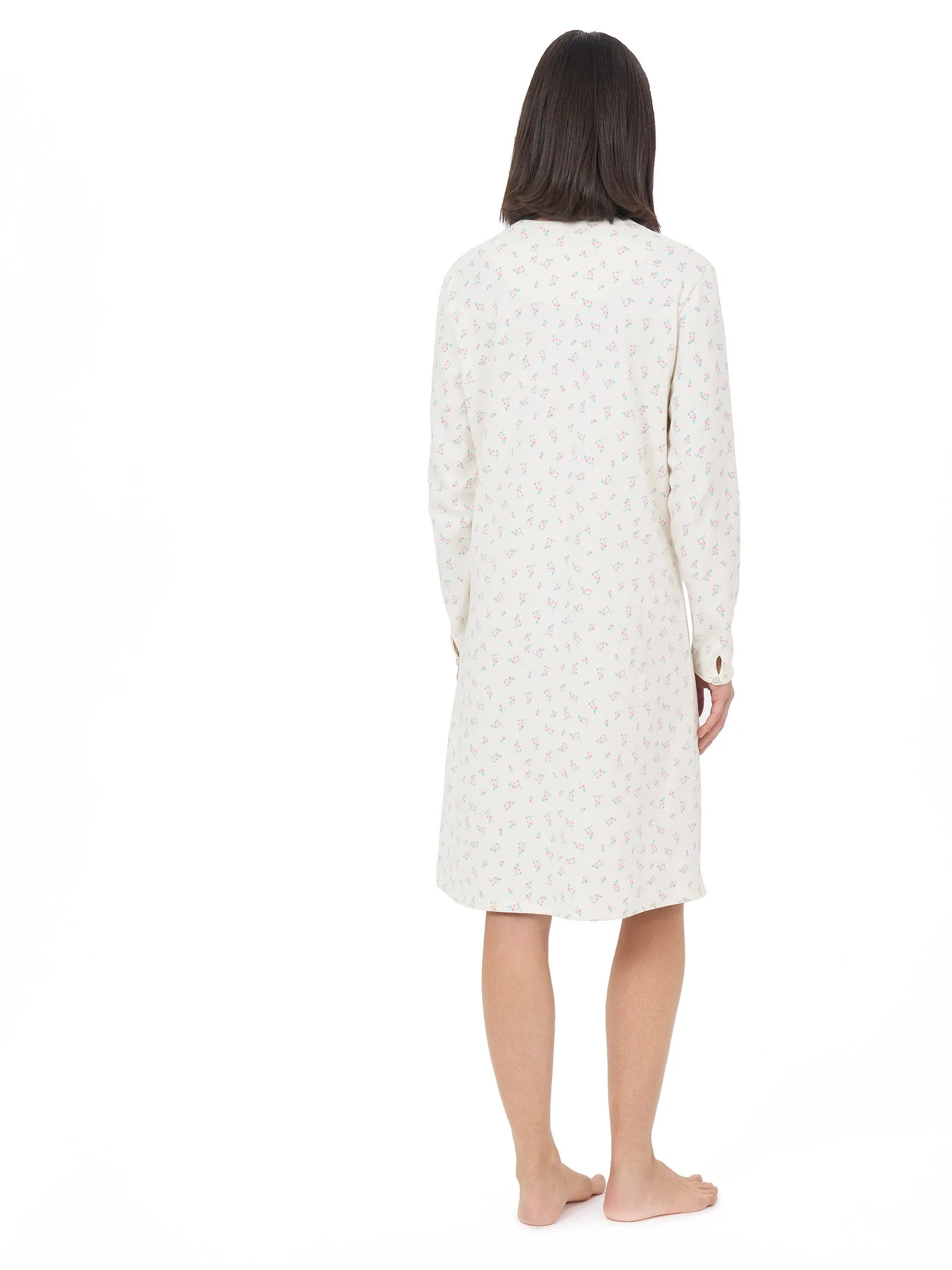 Camicia da notte serafino in Interlock di caldo cotone - Fant. Pristine