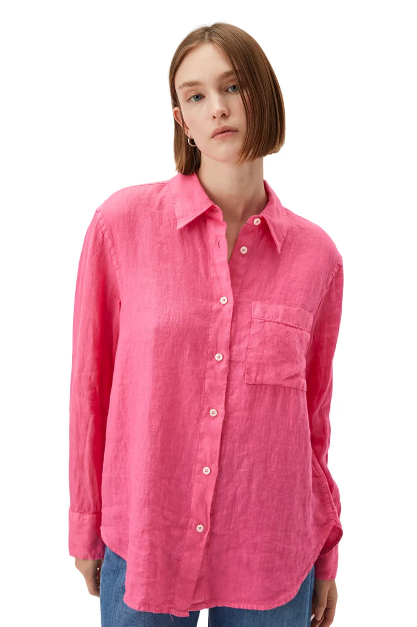 Camicia Easy lino dyed