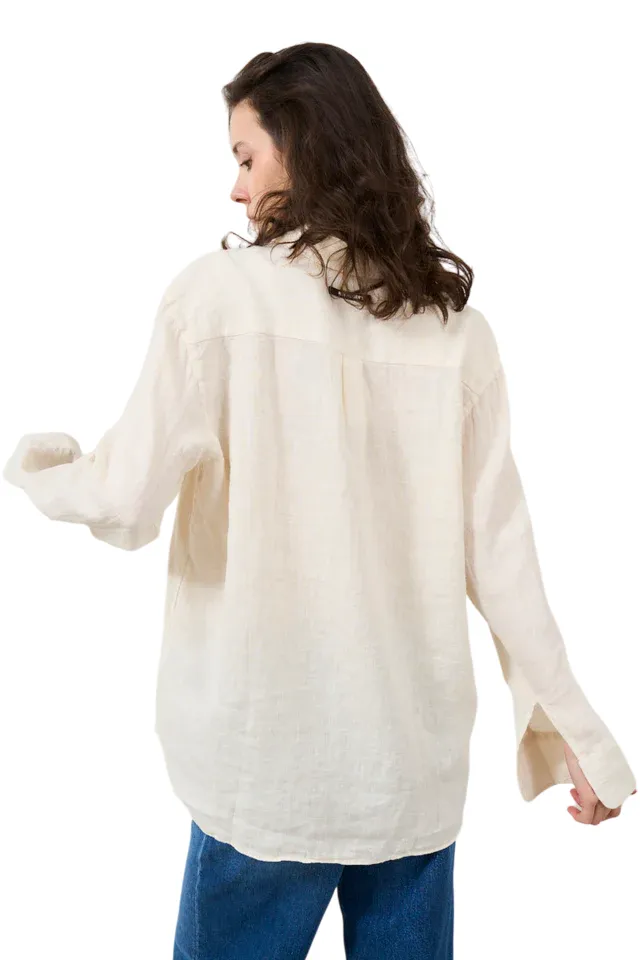 Camicia Easy lino dyed