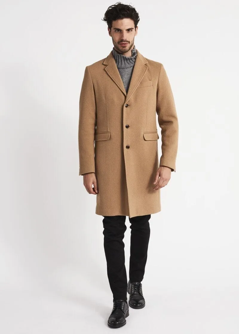 Cappotto lungo monopetto