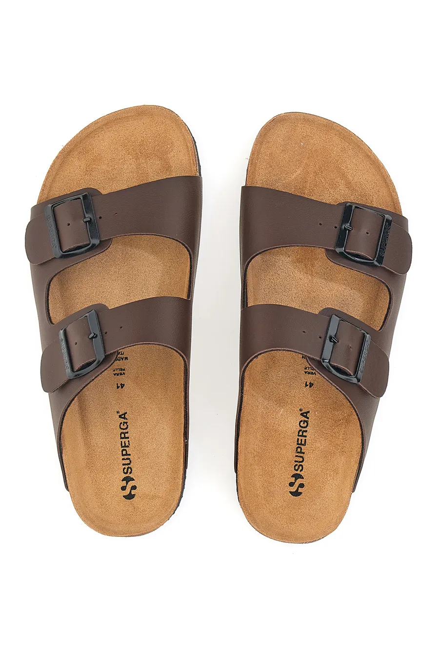 Ciabatte Marroni con Cinturini Regolabili Superga  31371