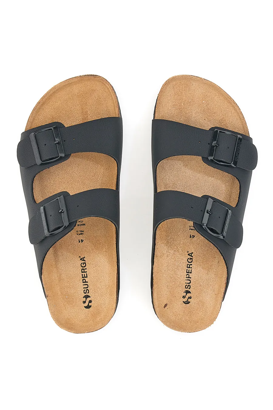 Ciabatte Nere con Cinturini Regolabili Superga  31618