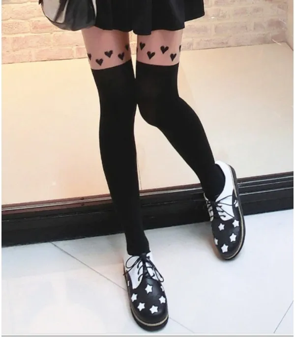 Collant Cuori autoreggenti - Dream Shop