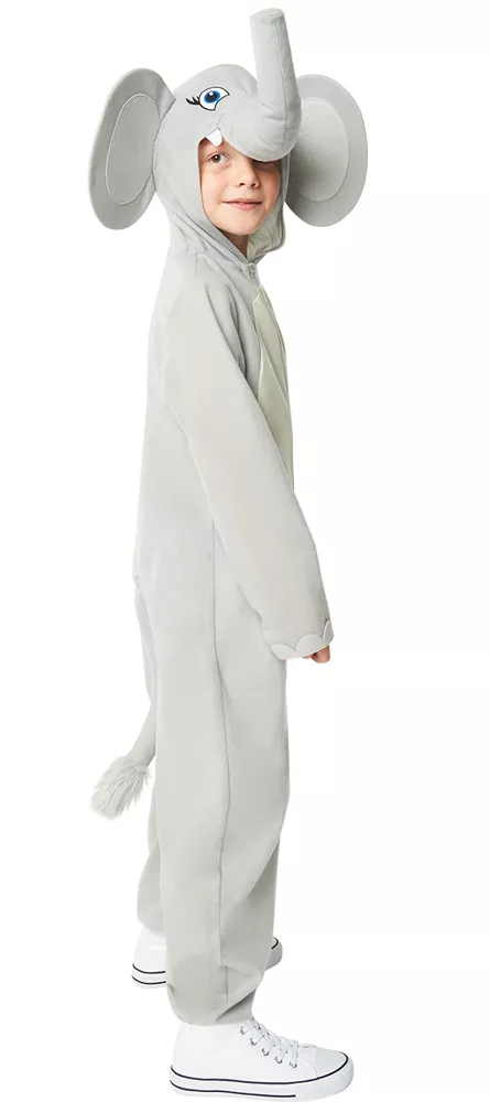 Costume da bambino con tuta da elefante
