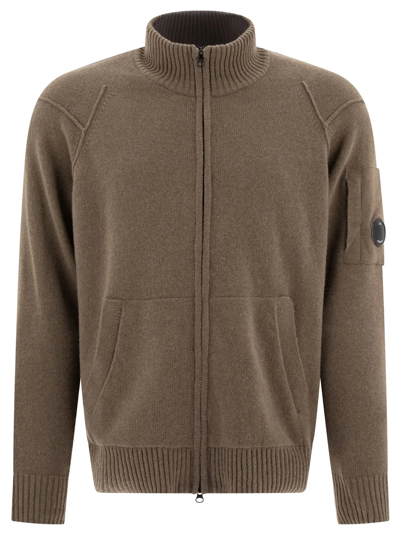 C.P. Cardigan dell'azienda con patch