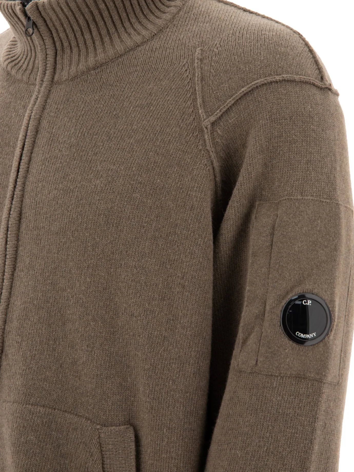 C.P. Cardigan dell'azienda con patch