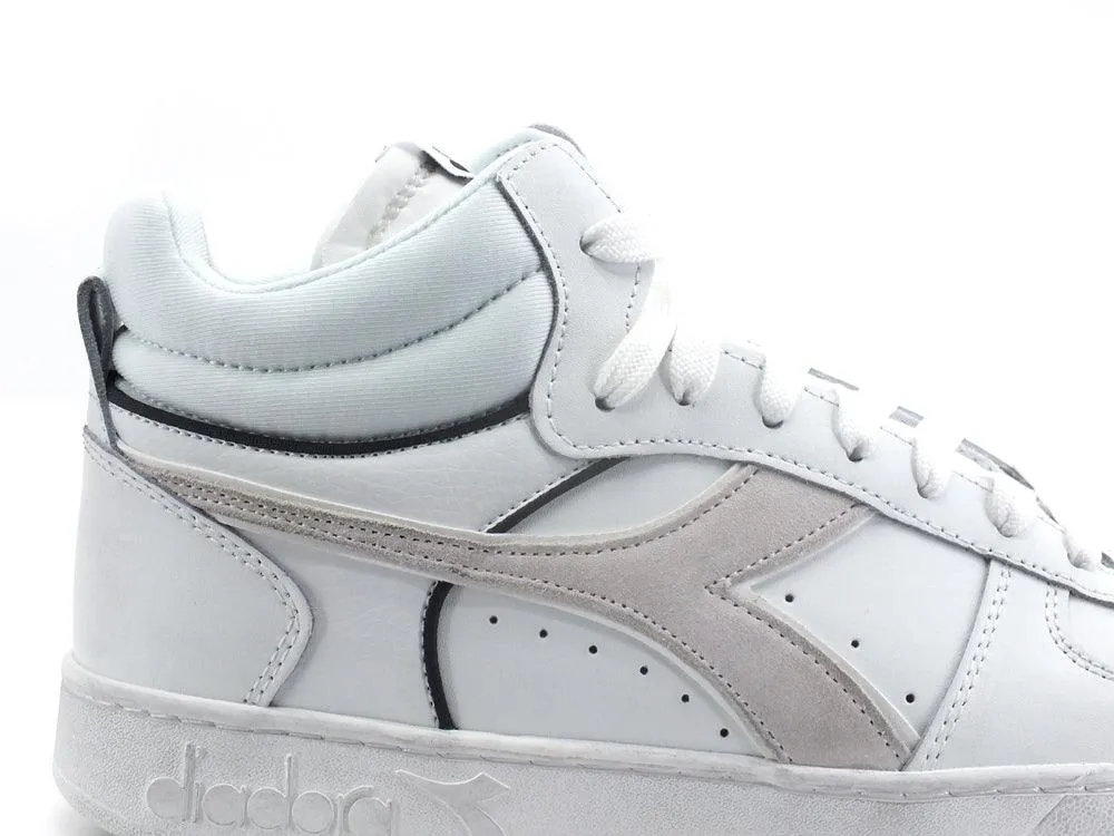 DIADORA Magic Basket Demi Cut Suede Sneaker White 501.17856401