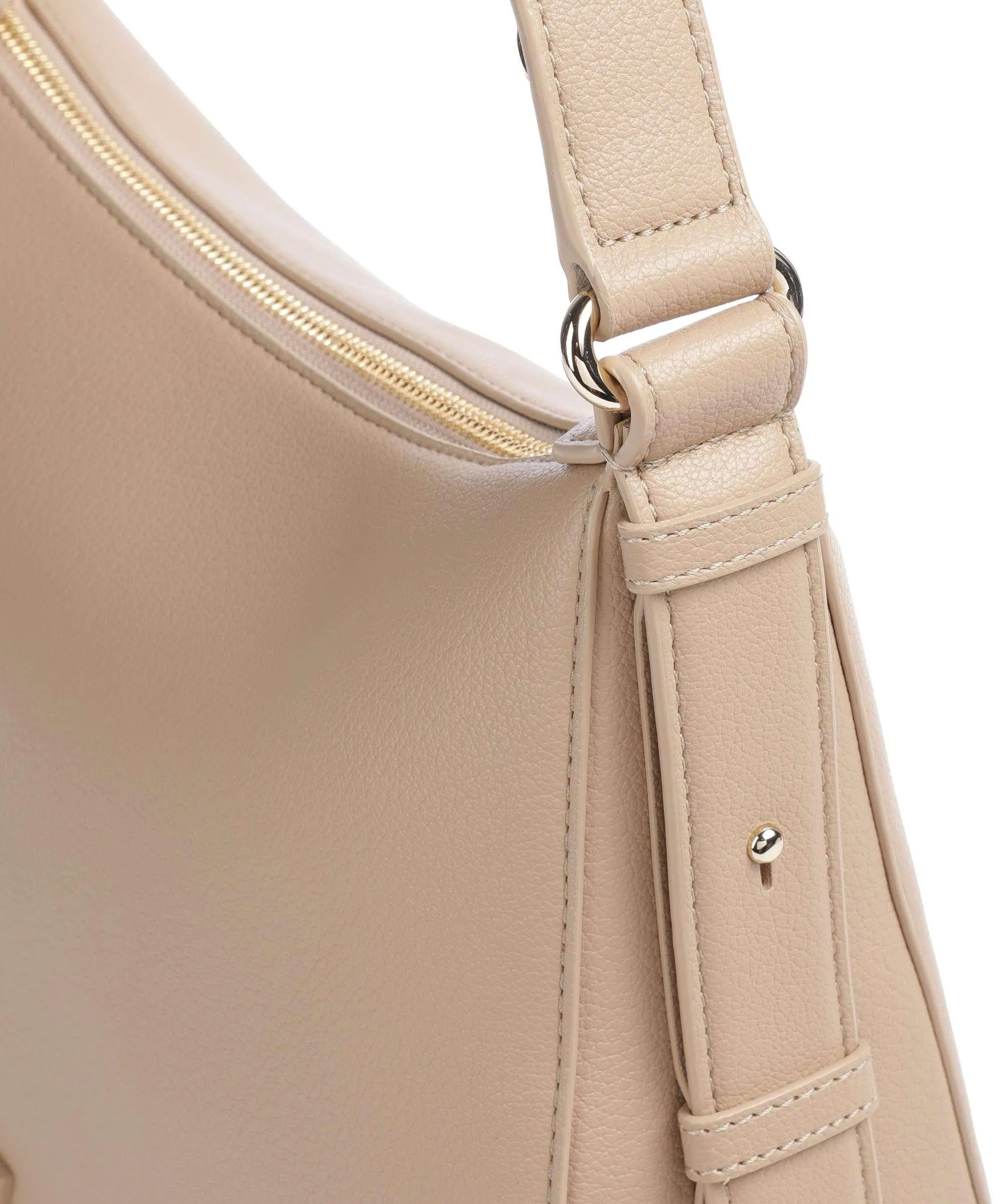  DKNY Milano Seventh Avenue Borsa hobo pelle di vacchetta grana beige  