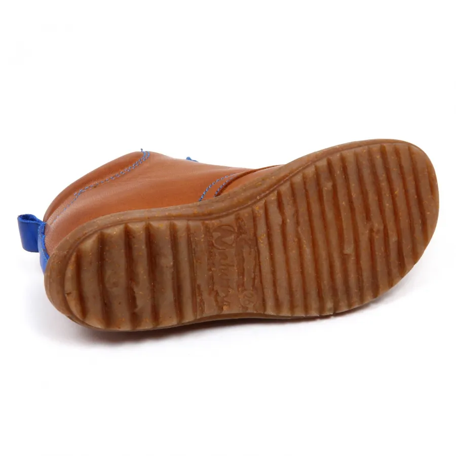 E3758 sneaker bimbo marrone NATURINO scarpe nappa shoe baby kid boy