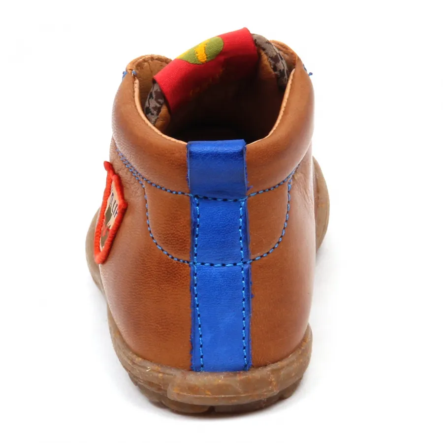 E3758 sneaker bimbo marrone NATURINO scarpe nappa shoe baby kid boy