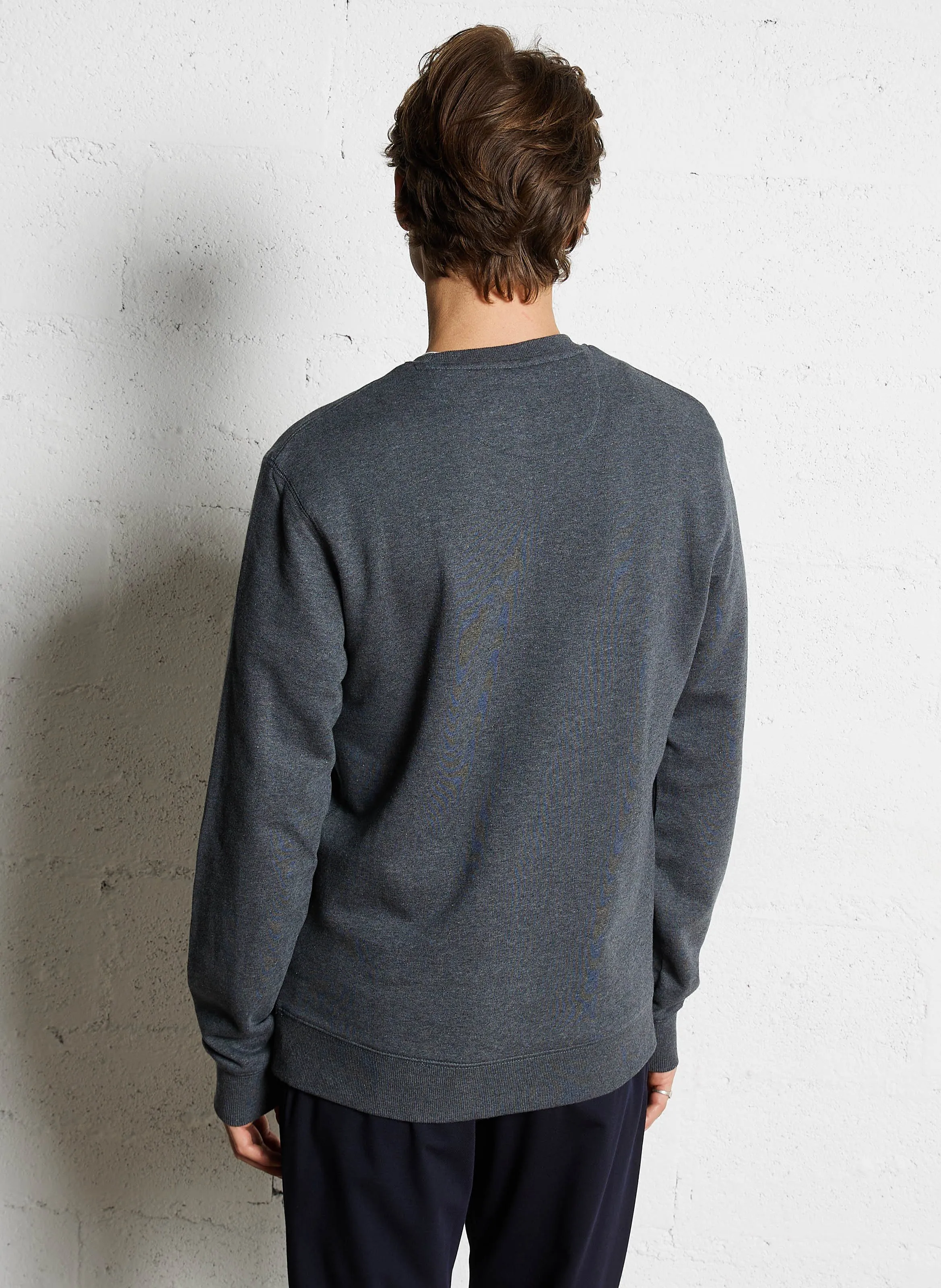  FARAH   TIM - Felpa slim fit scollo tondo in cotone bio | Rosso