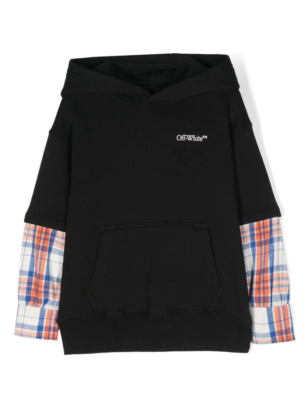 Felpa arrow tab con cappuccio