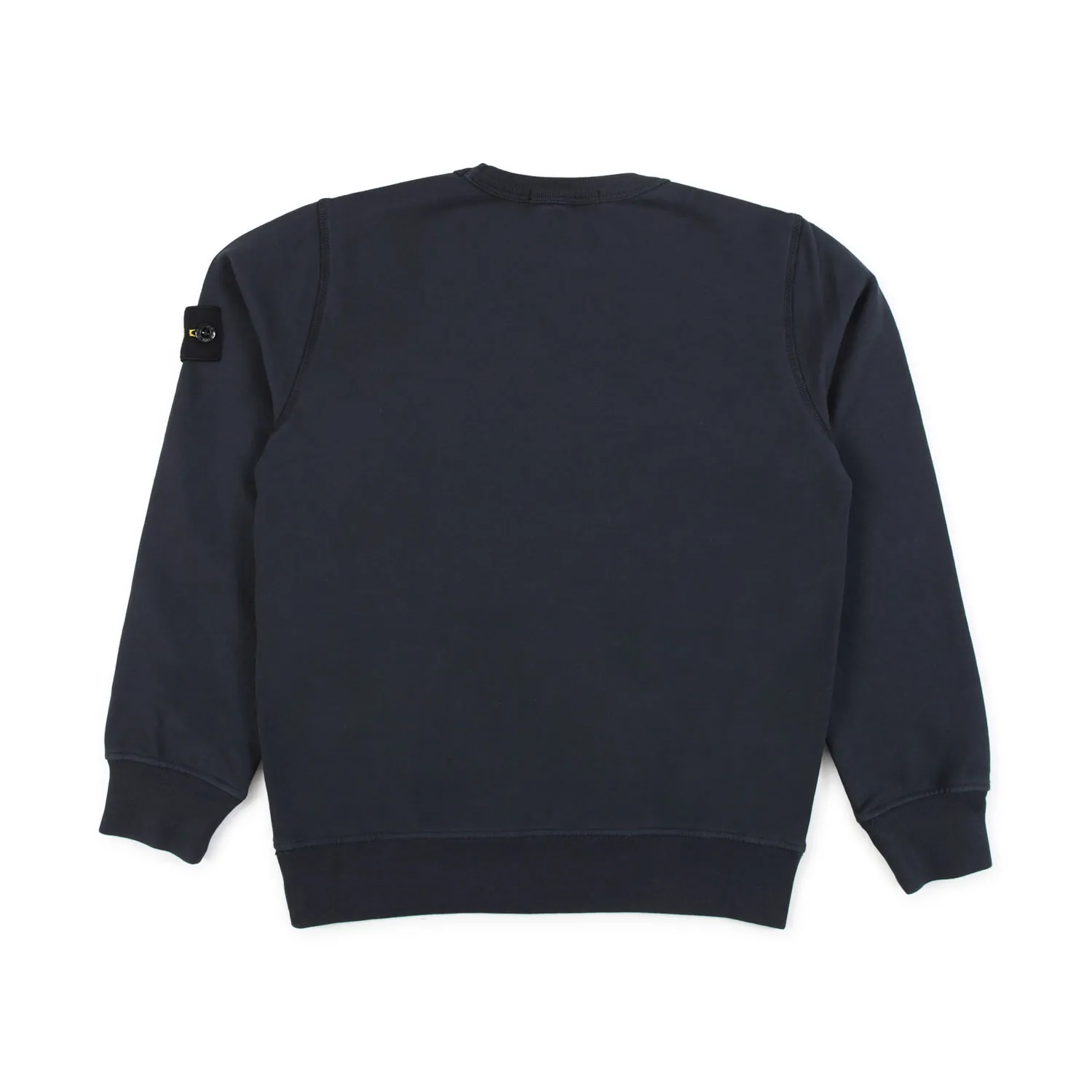 Felpa Blu Navy Con Patch Logo