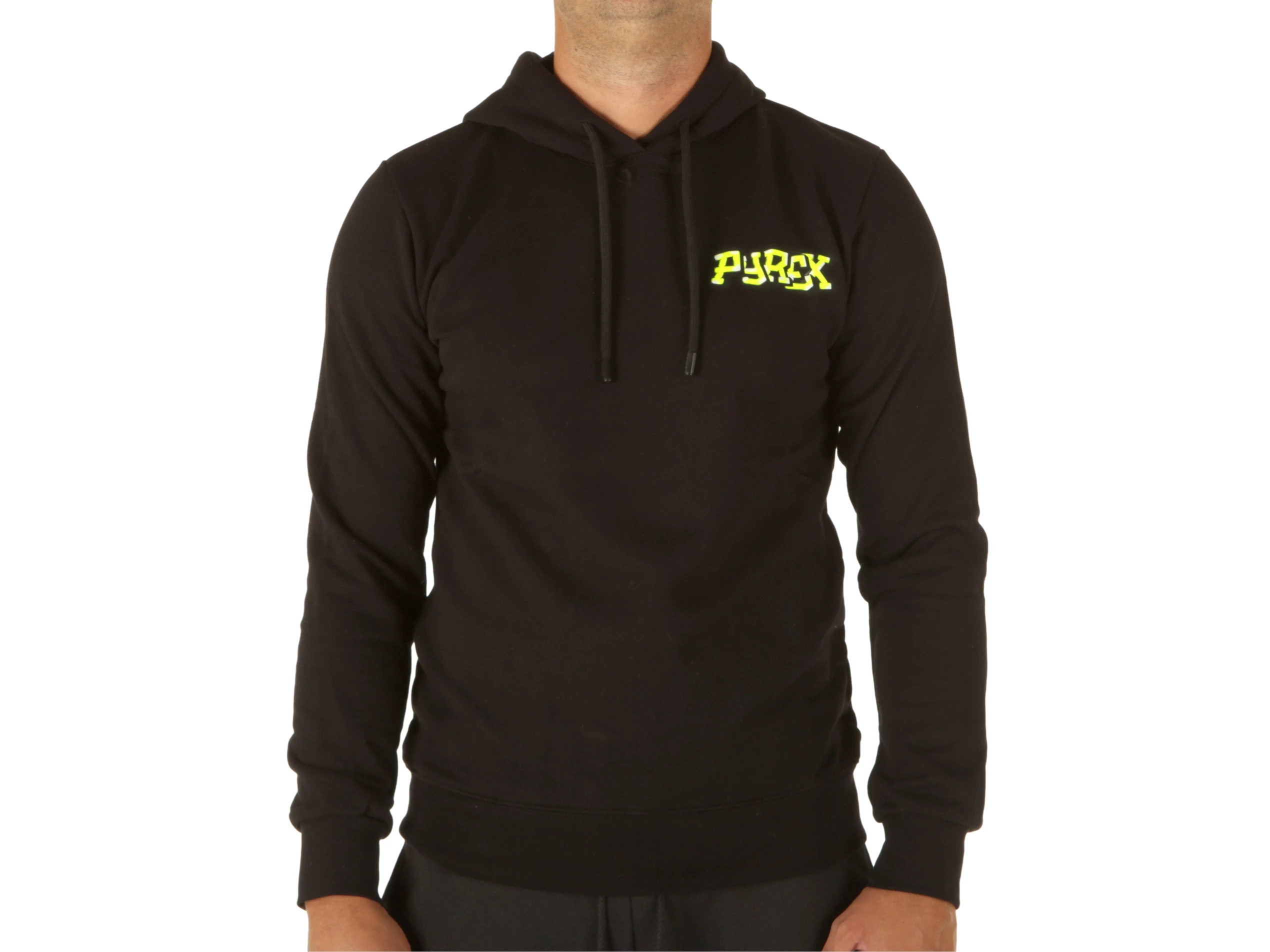 Felpa Cappuccio Uomo In Felpa Nero