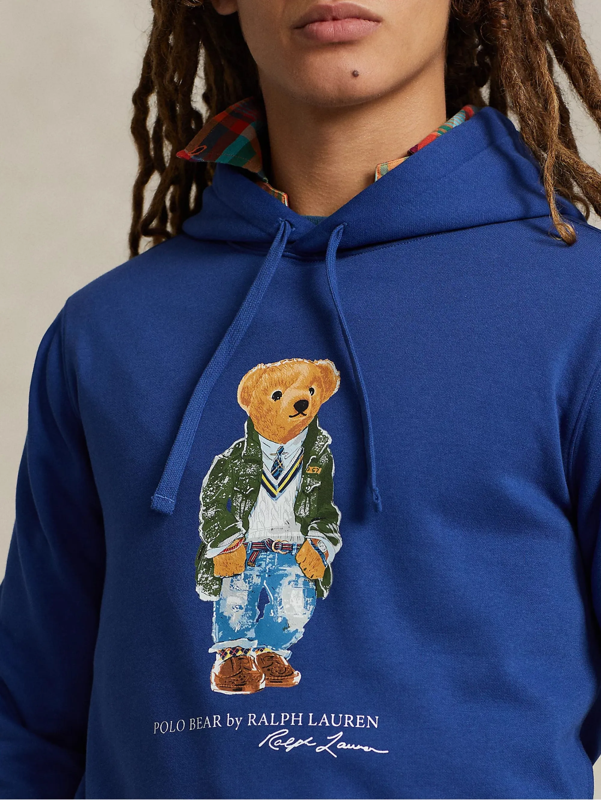 Felpa con Cappuccio Polo Bear Blu