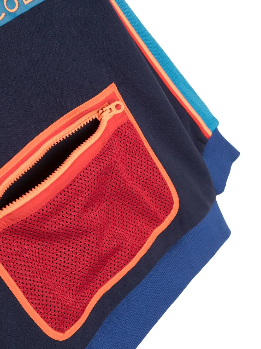 Felpa con design color-block