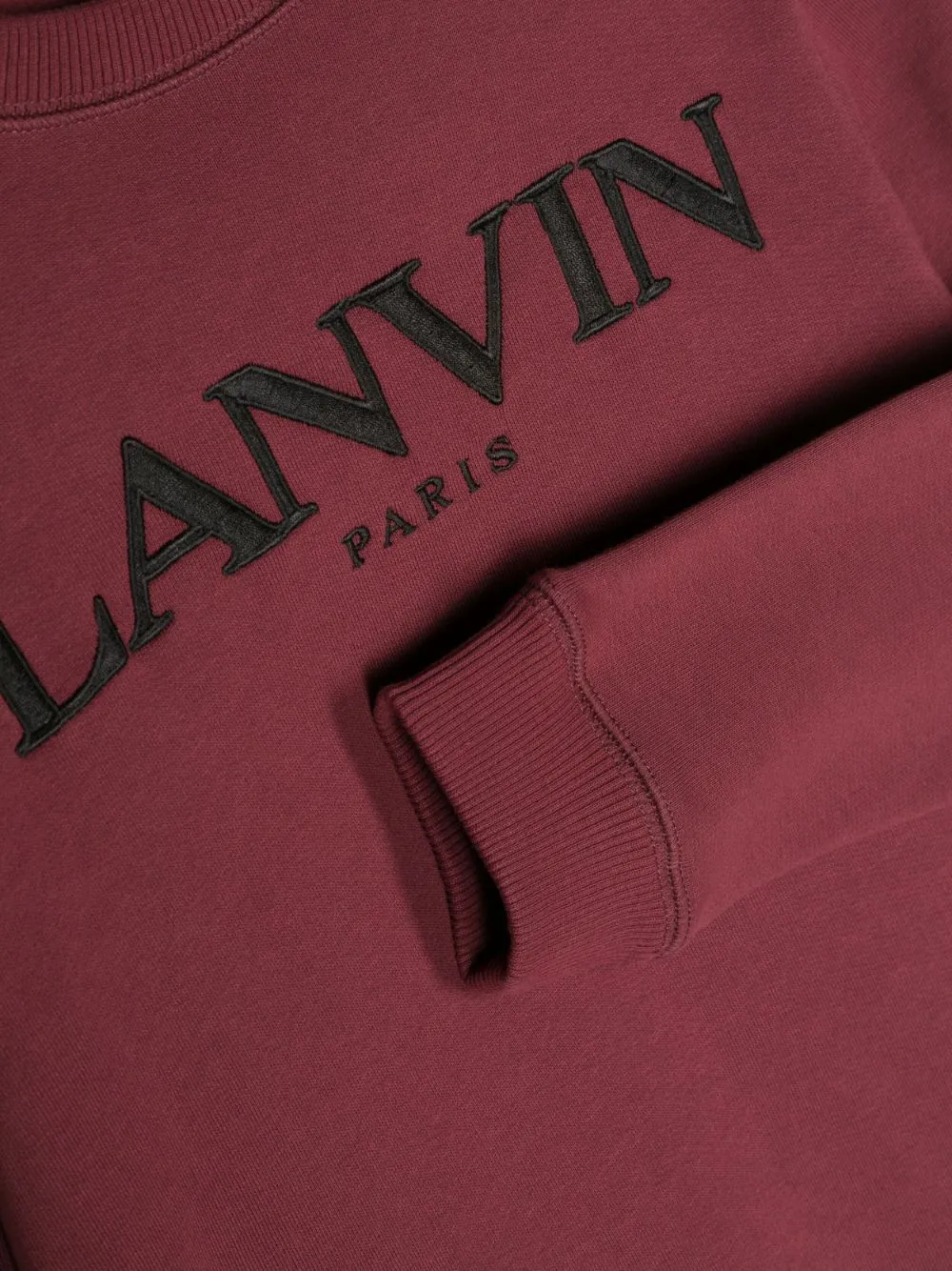 Felpa con logo embossed