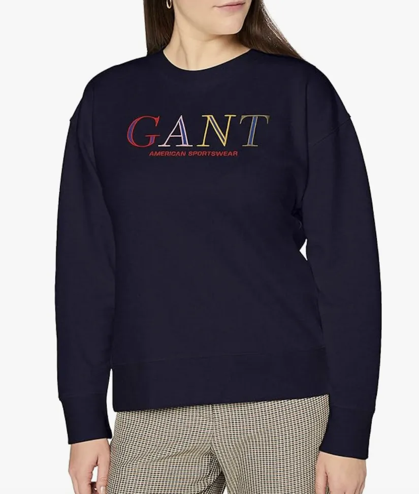 Felpa Ganta donna con logo centrale 4200608