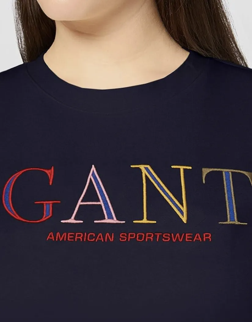 Felpa Ganta donna con logo centrale 4200608