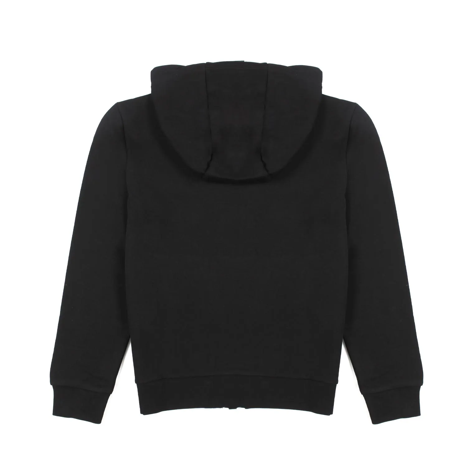 Felpa Hoodie Nera Con Logo Ea7 Oro
