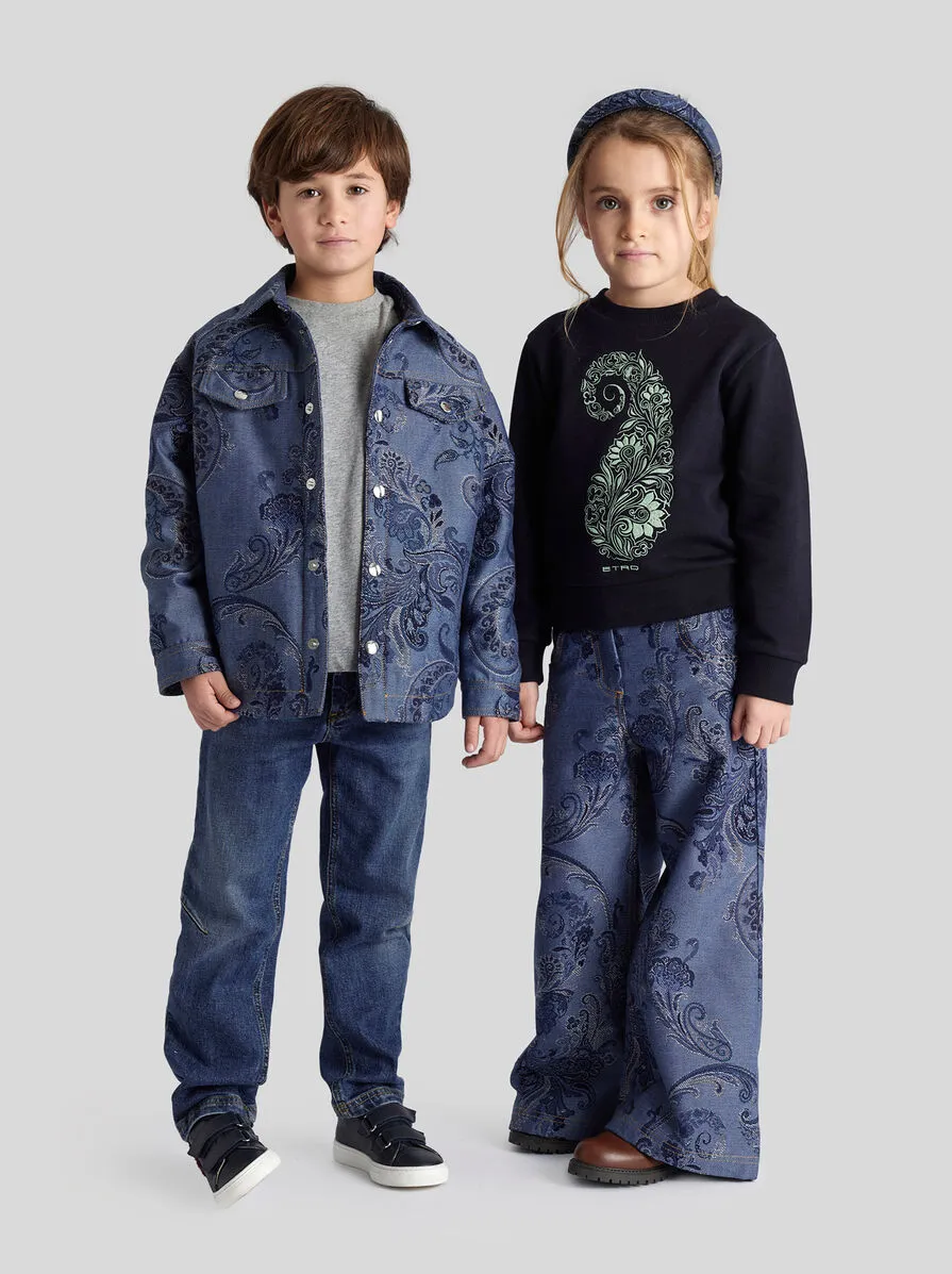 FELPA RICAMATA PER BAMBINI