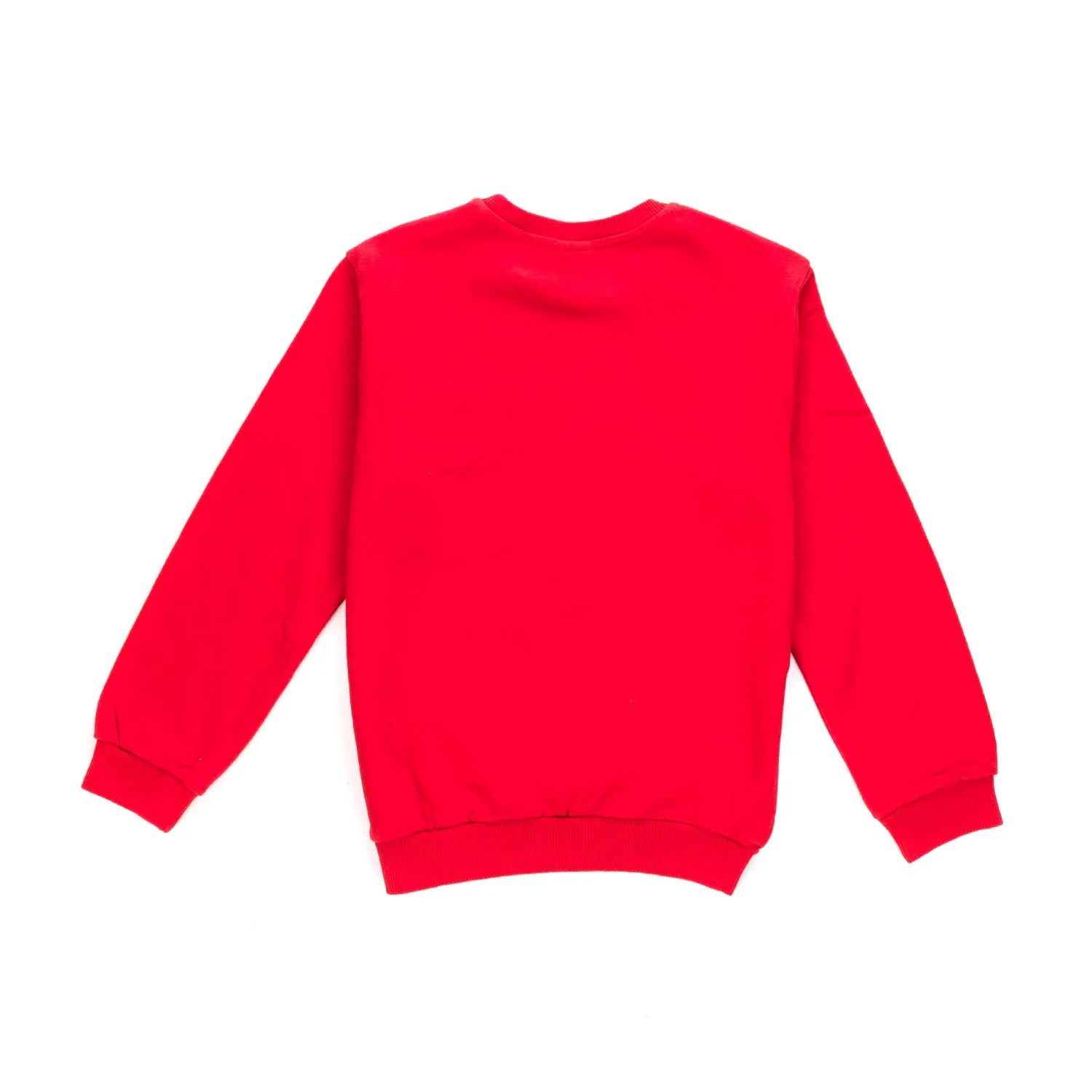 Felpa Rossa Con Logo Bambino Teen